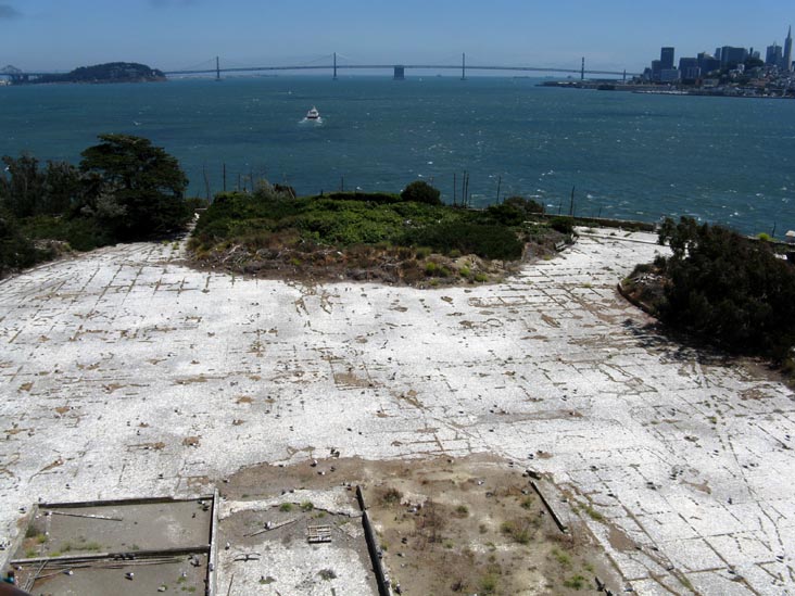 Rubble, San Francisco-Oakland Bay Bridge, Alcatraz Island, San Francisco, California