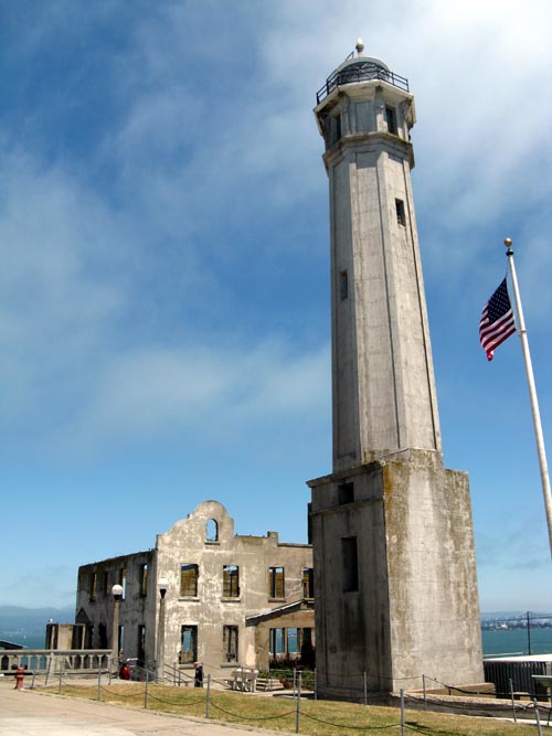 Warden's House, Lighthouse, Alcatraz Island, San Francisco, California