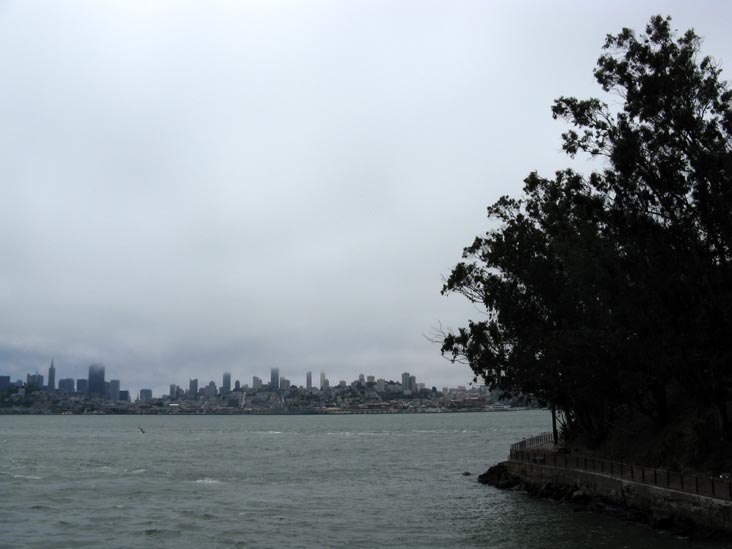 San Francisco Skyline From Alcatraz Island Ferry, San Francisco, California