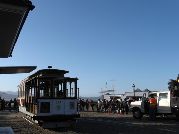 Beach Street Turnaround, Powell-Hyde Cable Car, San Francisco, California