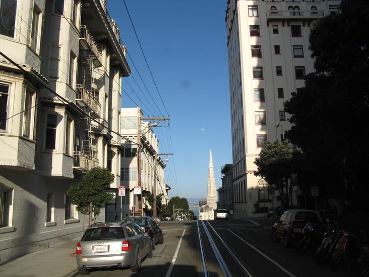 Washington Street From Powell-Hyde Cable Car, San Francisco, California