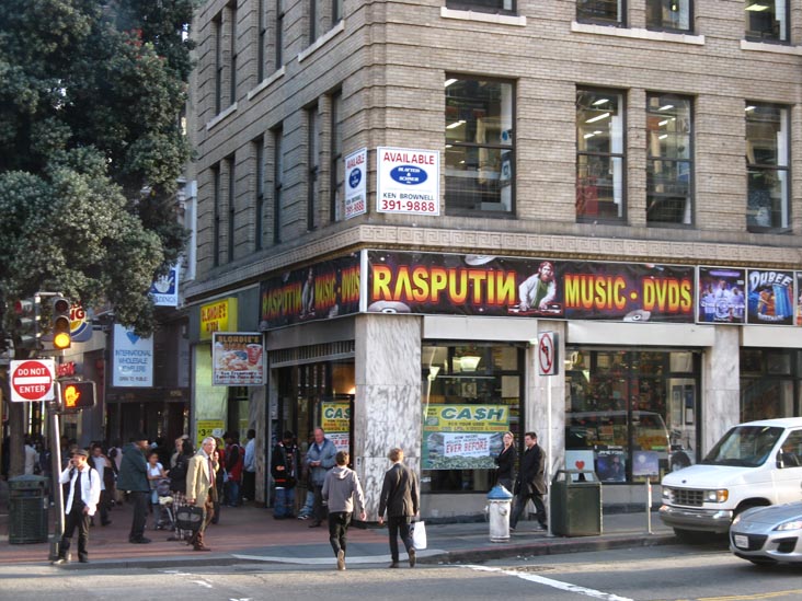 Rasputin Music, 69 Powell Street From Powell-Hyde Cable Car, San Francisco, California