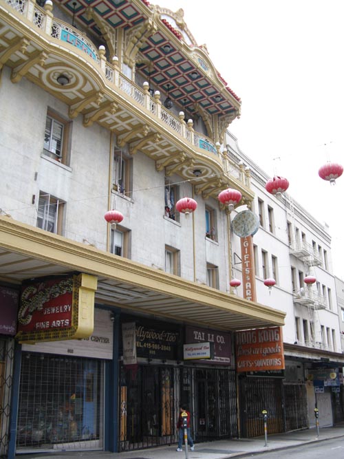 West Side of Grant Avenue Between Clay and Washington Streets, Chinatown, San Francisco, California