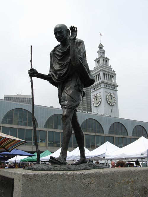 Gandhi Statue, Ferry Building, San Francisco, California
