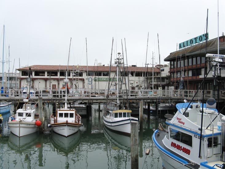 North Side of Jefferson Street Between Taylor and Jones Streets, Fisherman's Wharf, San Francisco, California