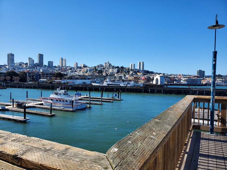 View From Pier 39, Fisherman's Wharf, San Francisco, California, February 21, 2022