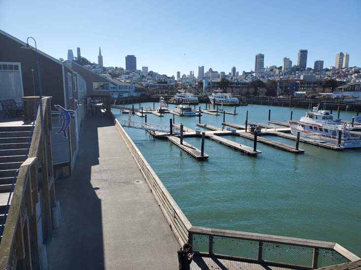 View From Pier 39, Fisherman's Wharf, San Francisco, California, February 21, 2022