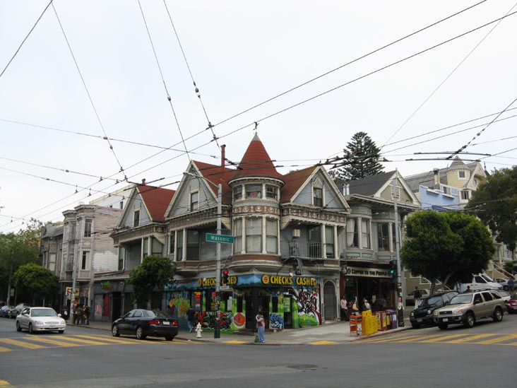 Haight Street and Masonic Avenue, SE Corner, Haight-Ashbury, San Francisco, California