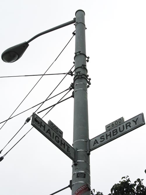 Haight Street and Ashbury Street, NW Corner, Haight-Ashbury, San Francisco, California