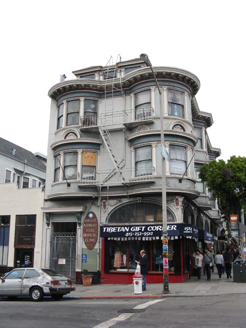 Haight Street and Clayton Street, NE Corner, Haight-Ashbury, San Francisco, California