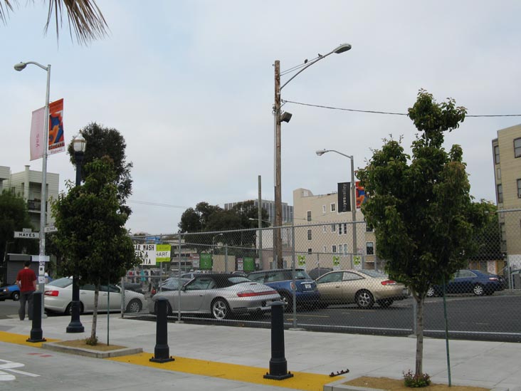 Hayes Street and Octavia Boulevard, SE Corner, Hayes Green, Hayes Valley, San Francisco, California