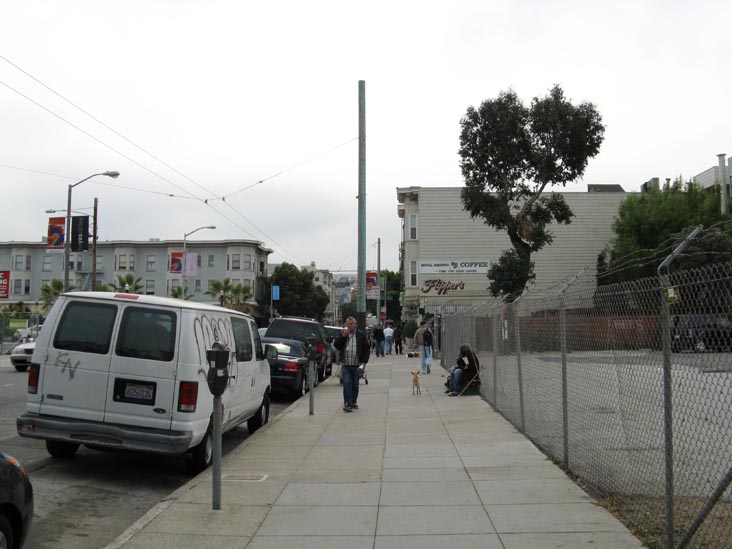 Looking West Down Hayes Street, Hayes Valley, San Francisco, California