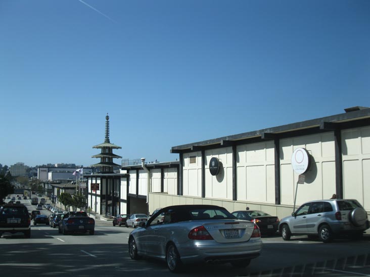 North Side of Geary Boulevard Between Laguna and Buchanan Streets, Japantown, San Francisco, California