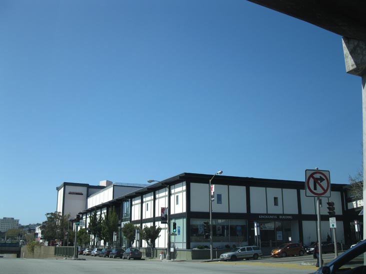 Geary Boulevard and Webster Street, NW Corner, Japantown, San Francisco, California