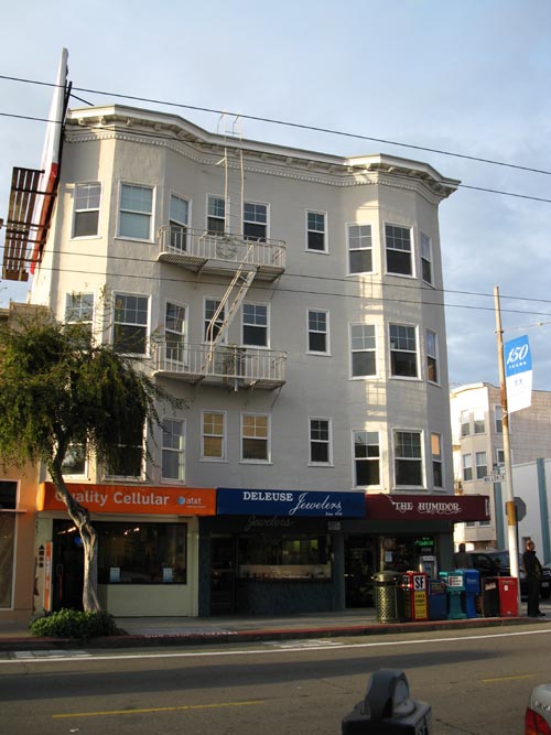 Chestnut Street and Mallorca Street, NW Corner, Marina District, San Francisco, California