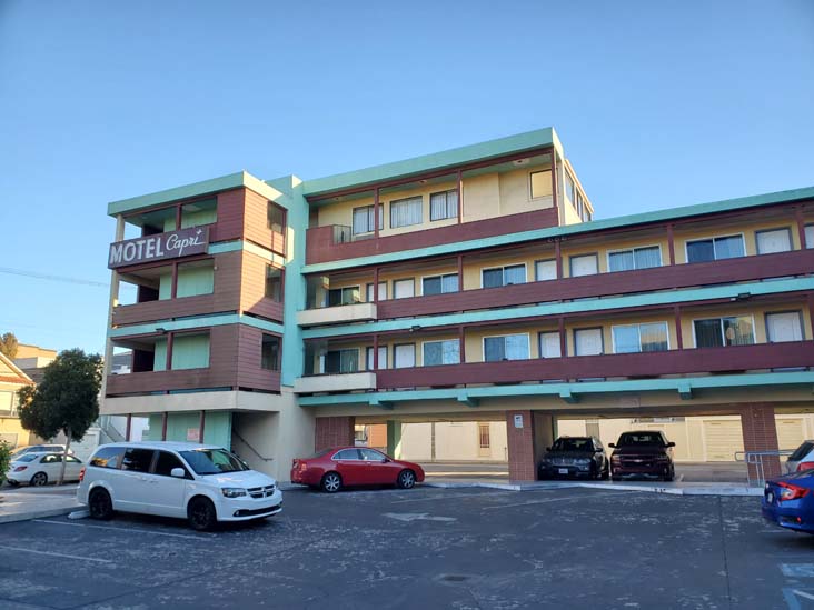 Motel Capri, 2015 Greenwich Street, Marina District, San Francisco, California, February 21, 2022