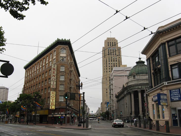 Hibernia Bank, Market Street and McAllister Street, San Francisco, California