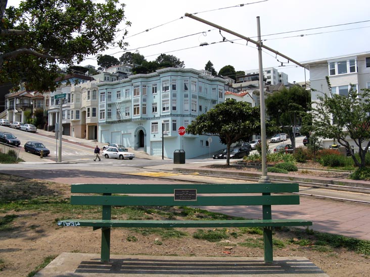 Jon Cook Bench, Dolores Park, Mission District, San Francisco, California
