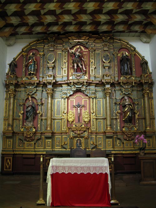 Altar, Mission Dolores, 3321 16th Street, Mission District, San Francisco, California