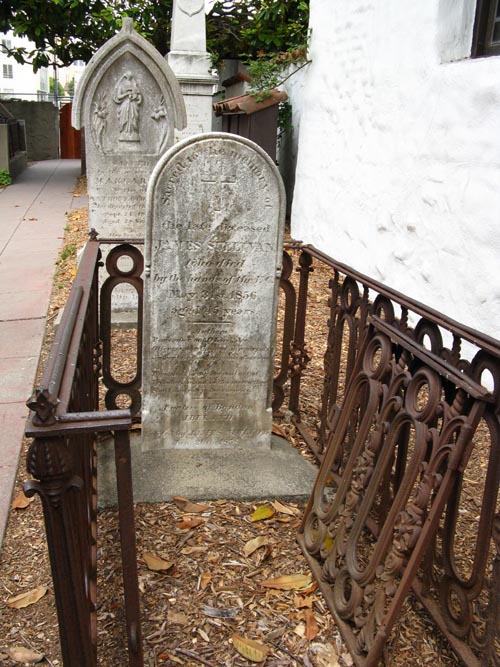 James Sullivan, Cemetery, Mission Dolores, 3321 16th Street, Mission District, San Francisco, California