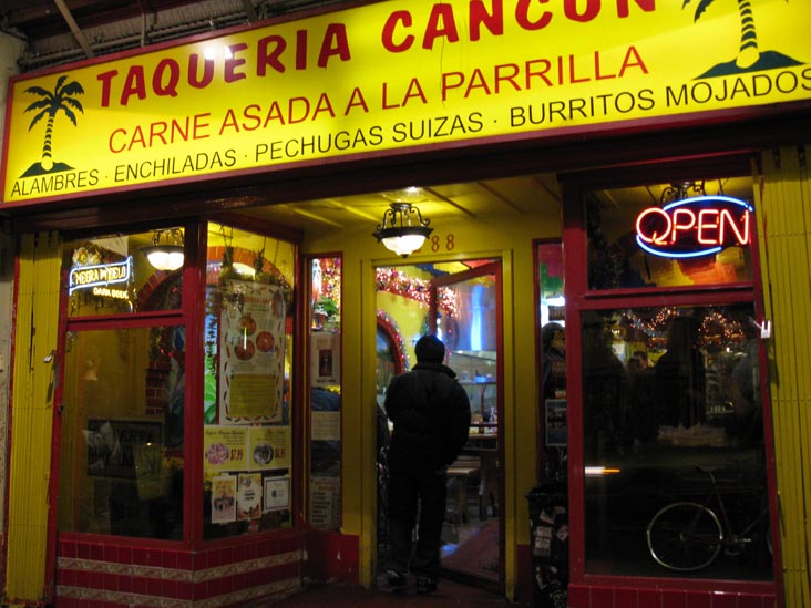 Taqueria Cancun, 2288 Mission Street, Mission District, San Francisco, California