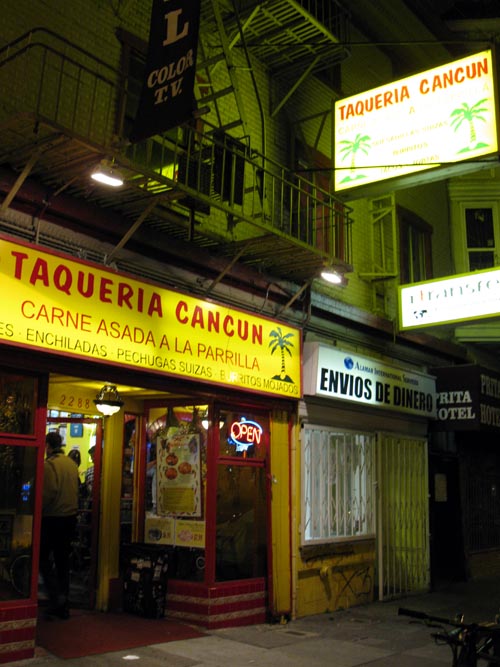 Taqueria Cancun, 2288 Mission Street, Mission District, San Francisco, California