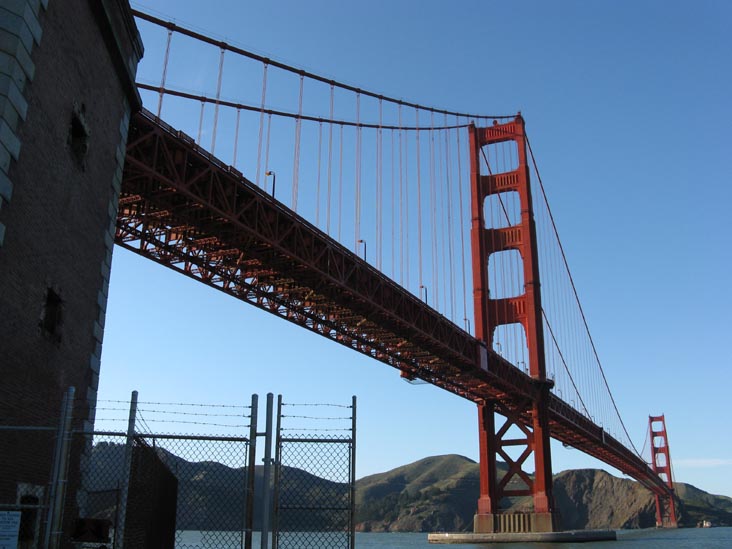 Golden Gate Bridge From Fort Point, Presidio, San Francisco, California
