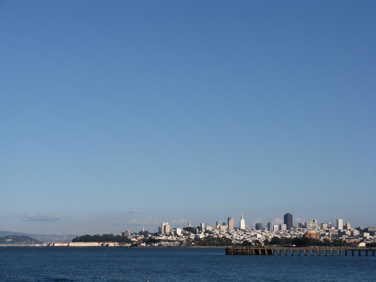 San Francisco Skyline From Fort Point, Presidio, San Francisco, California