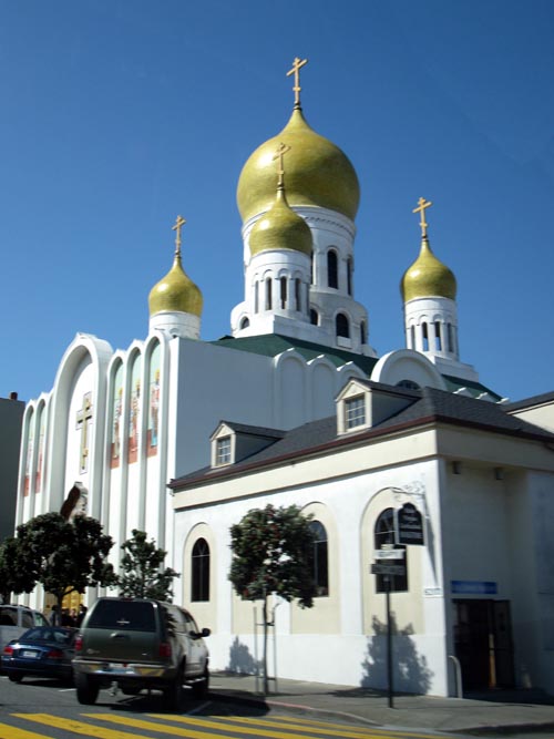 Holy Virgin Cathedral, 6210 Geary Boulevard, Richmond District, San Francisco, California
