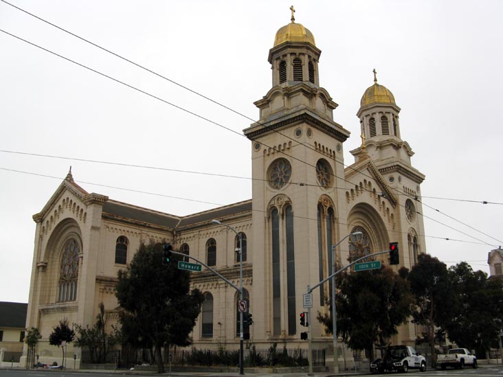 St. Joseph's Church, 10th Street and Howard Street, SW Corner, SOMA (South of Market), San Francisco, California