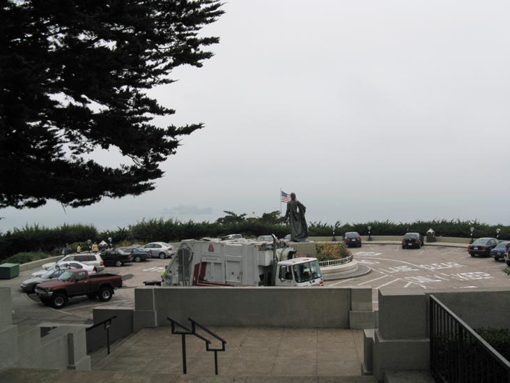 Coit Tower Parking, Pioneer Park, Telegraph Hill, San Francisco, California