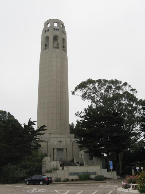 Coit Tower, Pioneer Park, Telegraph Hill, San Francisco, California