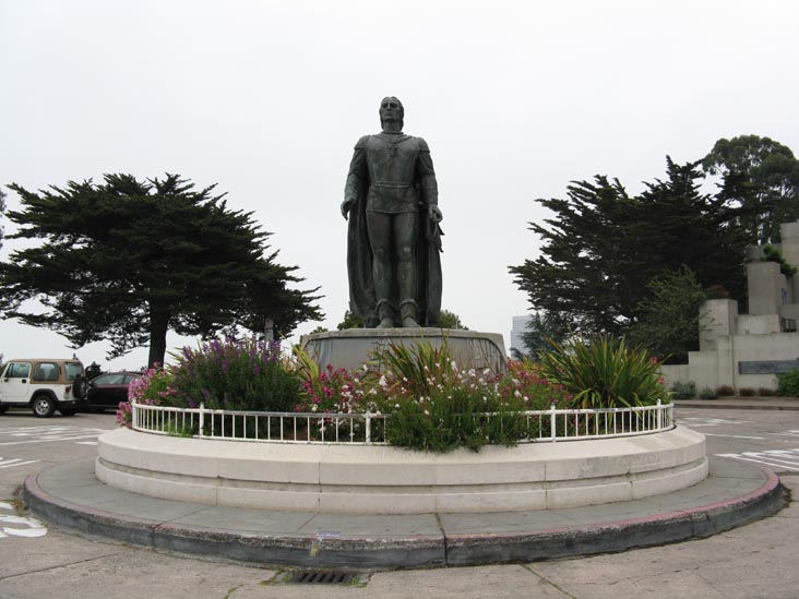 Columbus Statue, Pioneer Park, Telegraph Hill, San Francisco, California