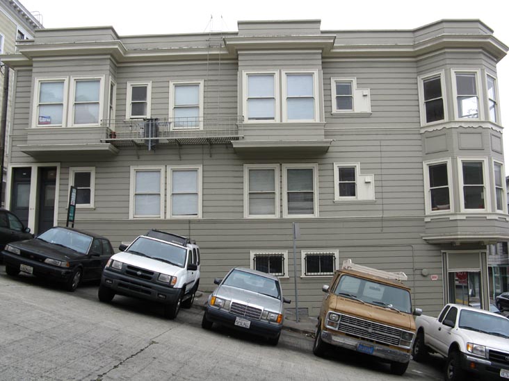 Filbert Street and Grant Avenue, SE Corner, Telegraph Hill, San Francisco, California