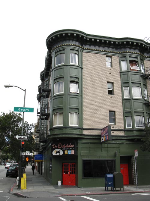 The Outsider, 894 Geary Street at Larkin Street, Tenderloin, San Francisco, California