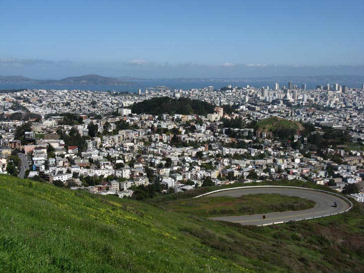 View From Christmas Tree Point, Twin Peaks, San Francisco, California