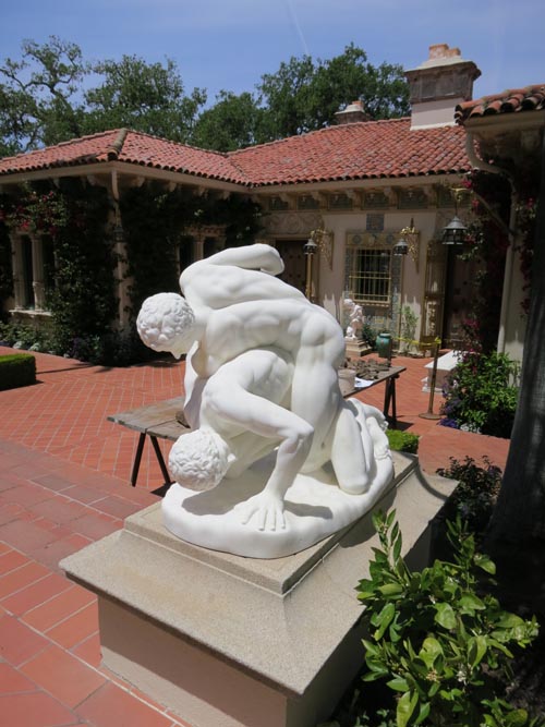 Sculpture Outside House C, Hearst Castle, San Simeon, California