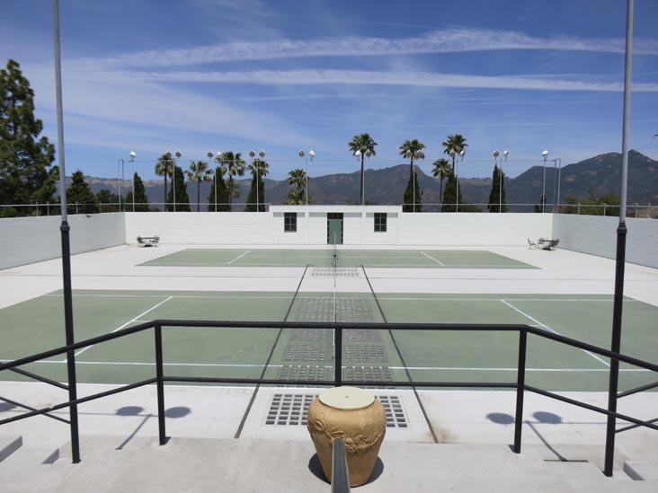 Tennis Courts, Hearst Castle, San Simeon, California