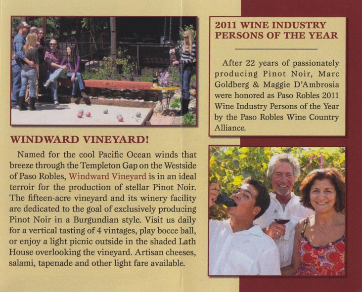 Windward Vineyard Brochure