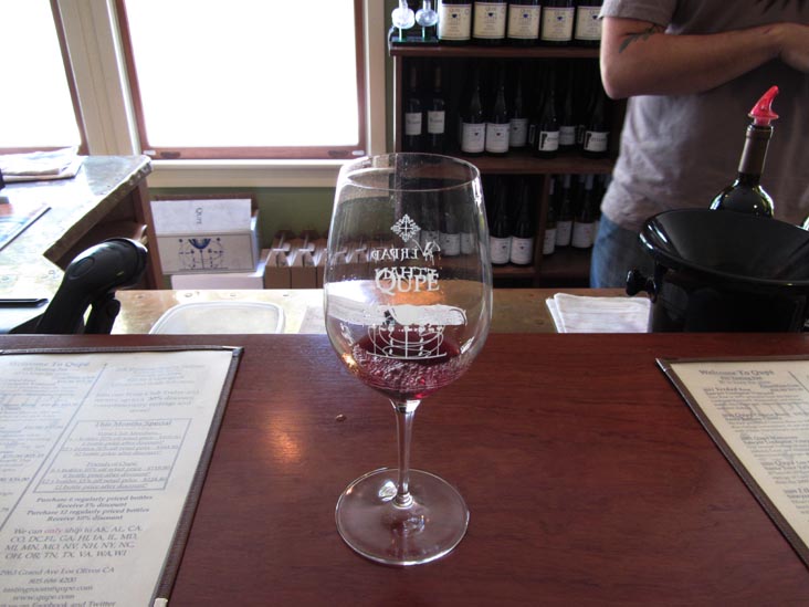 Qupé Wines Tasting Room, 2963 Grand Avenue, Los Olivos, California