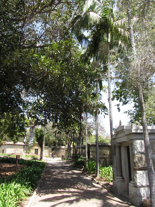 Cemetery Garden, Mission Santa Barbara, Santa Barbara, California