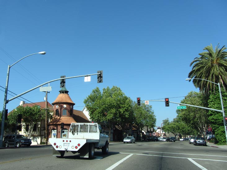 Mission Drive/Highway 246 at Fifth Street, Solvang, California