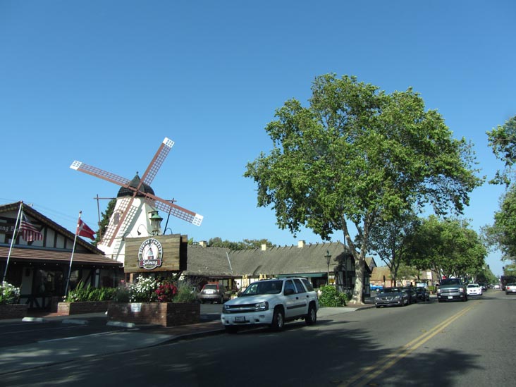 Mission Drive/Highway 246 at Fourth Place, Solvang, California