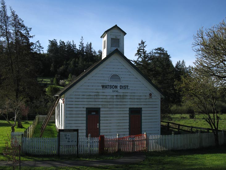Christo & Jeanne-Claude Running Fence/Watson School Historic Park, 15000 Bodega Highway, Bodega, California