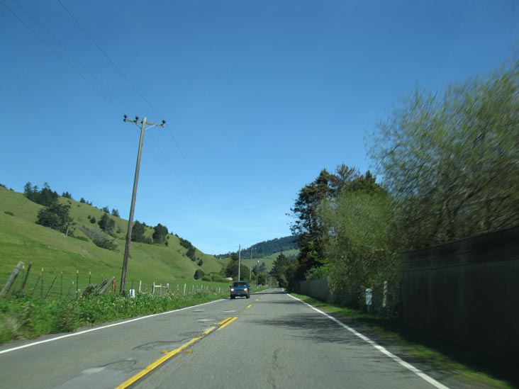 California State Route 116 Between Jenner and Duncans Mills, Sonoma County, California