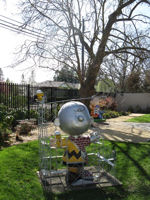 Courtyard, Charles M. Schulz Museum and Research Center, 2301 Hardies Lane, Santa Rosa, California