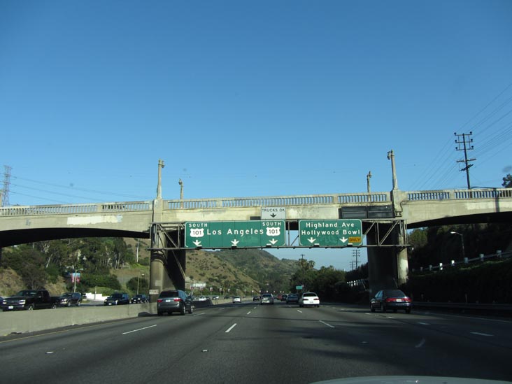 US 101/Hollywood Freeway Near Highland Avenue, Los Angeles, California, May 19, 2012