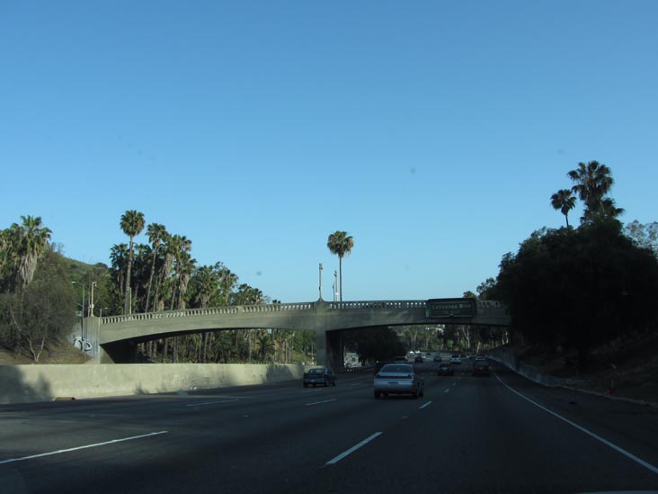 US 101/Hollywood Freeway Near Cahuenga Boulevard, Los Angeles, California, May 19, 2012