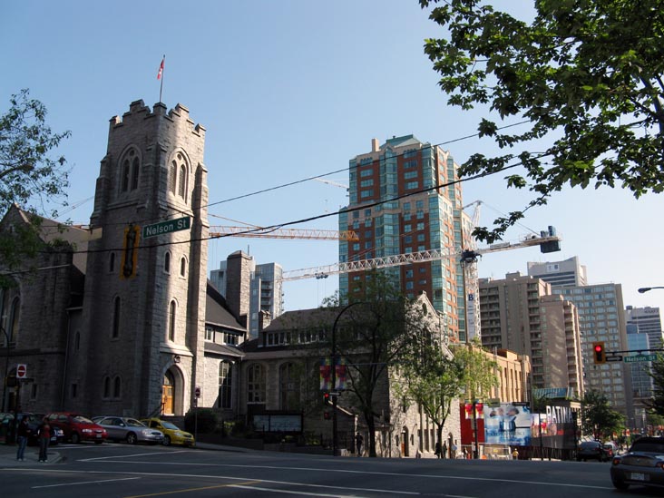 Burrard Street and Nelson Street, NW Corner, Vancouver, BC, Canada