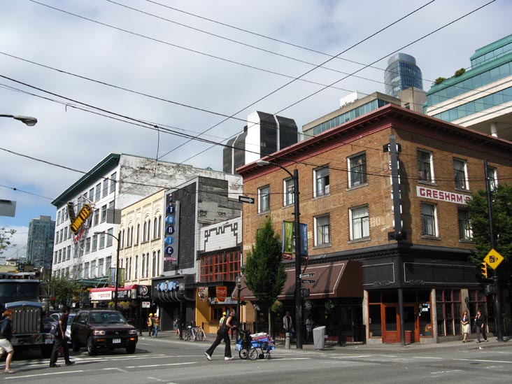 Granville Street and Smithe Street, SW Corner, Vancouver, BC, Canada